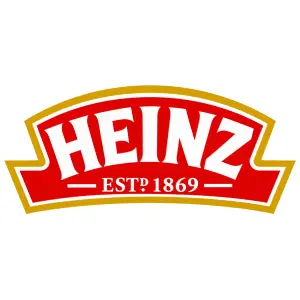 Heinz ketchup, mayonnaise, mustard, relish and BBQ sauce displayed with fresh food