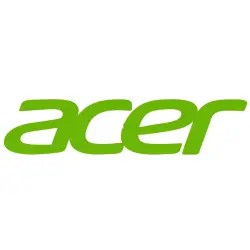 Acer logo in lime green lettering