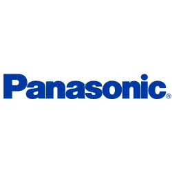 Panasonic blue logo on a transparent background