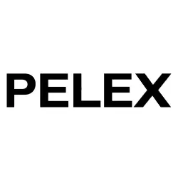 PELEX watch brand logo in bold black lettering on a transparent background