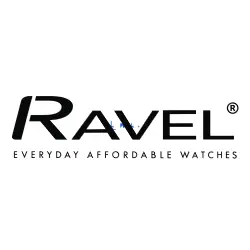 RAVEL watch brand logo with Everyday Affordable Watches tagline