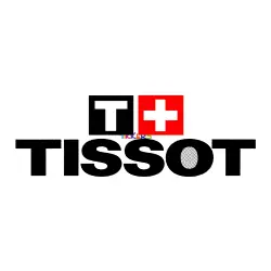 TISSOT watches displayed with branded packaging against a Swiss mountain