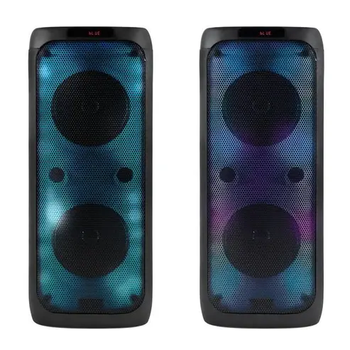 Intempo Bluetooth Karaoke Speaker Party Stereo Wired Microphone Control Panel WDS 580