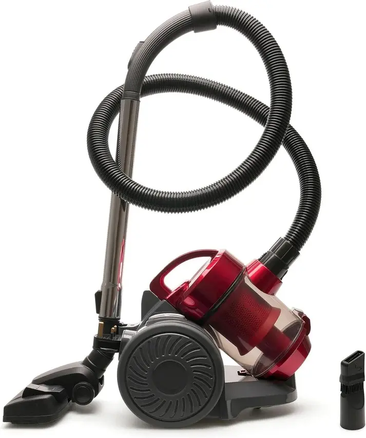 HomeLife 800W Bagless Cyclone Vacuum Red