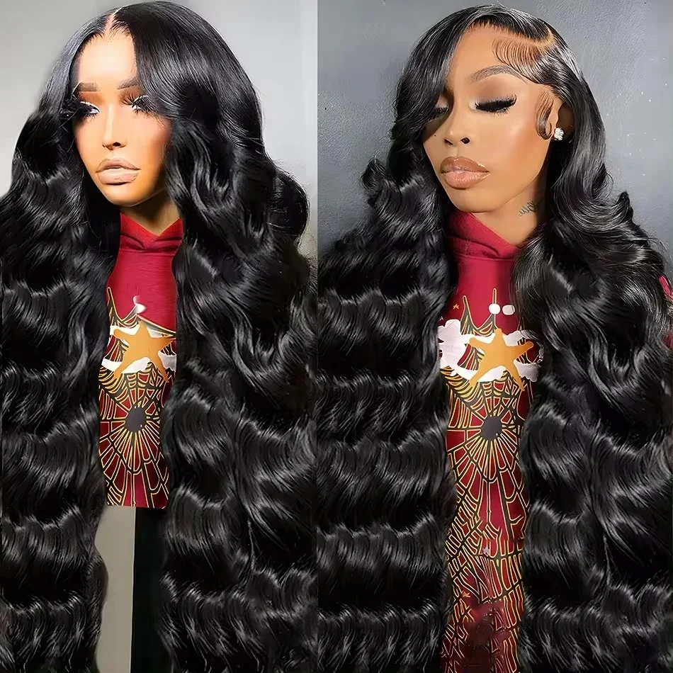 Virgin Human Hair Wig for Black Women, Transparent Lace