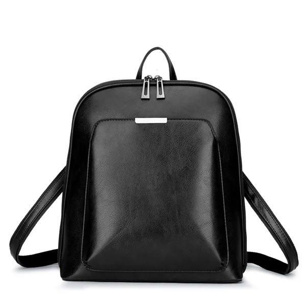 Versatile Fashion Leather Backpack