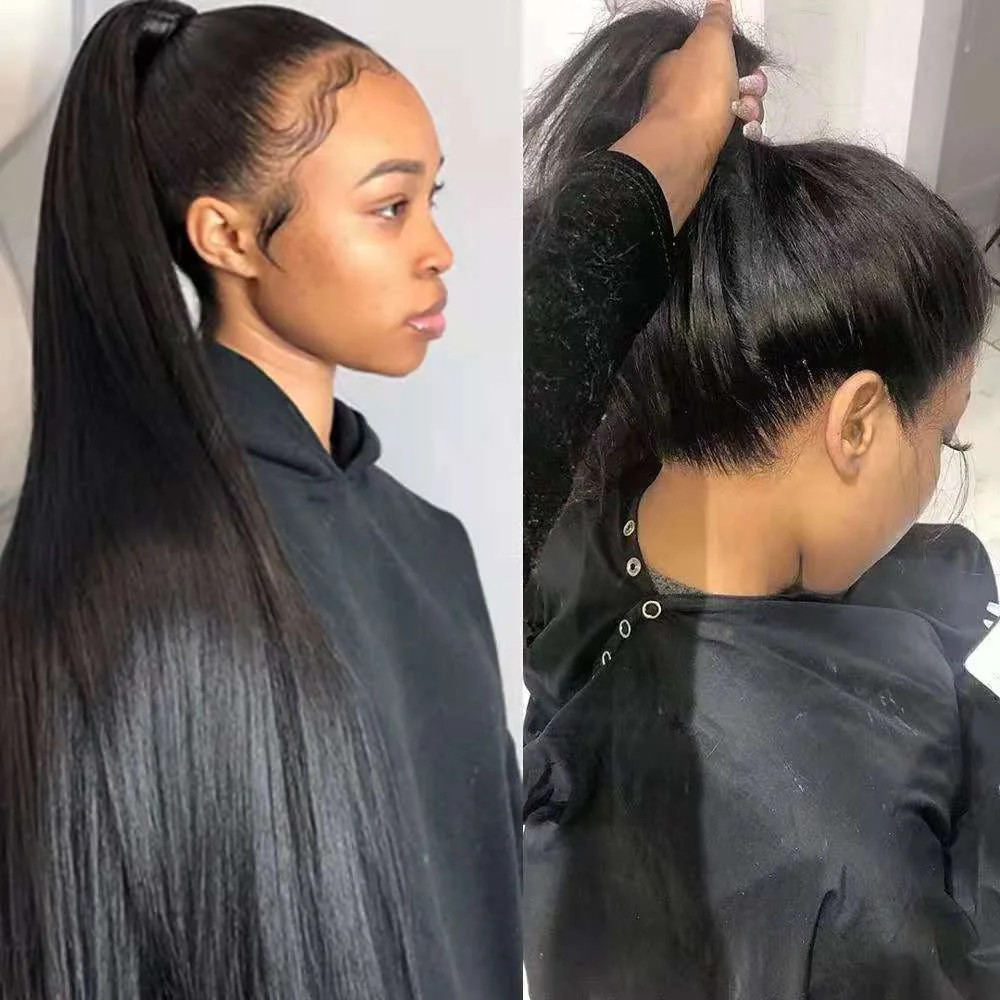 Mid-Length Straight Lace Front Synthetic Wig