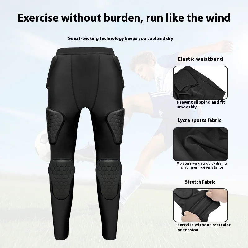 Knee Protection Compression Leggings – Anti-Collision Sports Training Pants